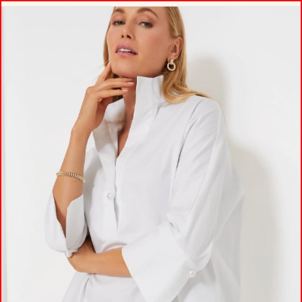 EUC. Tuckernuck Willow Blouse - White, M